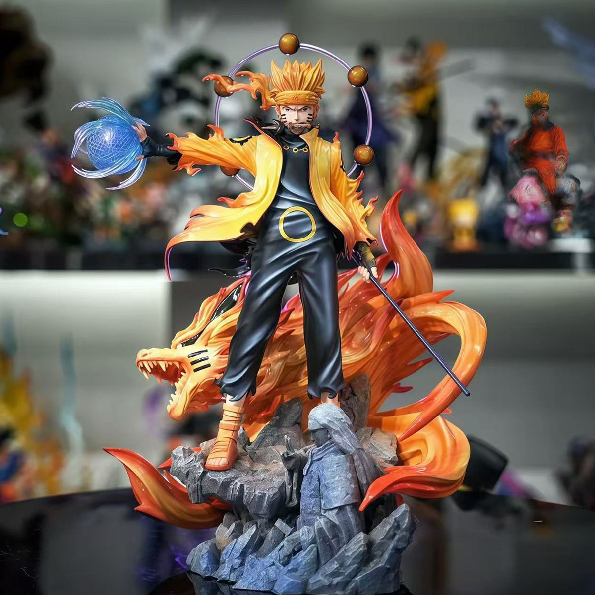 Anime Ninja Figure Flame Effec - Cosplay Flame Prop ulasan dan harga