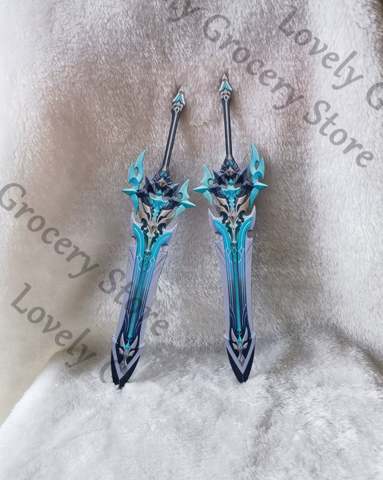 22cm Anime Genshin Impact Vark - Cosplay Prop Kit ulasan dan harga