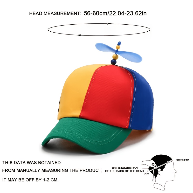 Funny Multicolor Propeller Hat - Cosplay Fireball Prop ulasan dan harga
