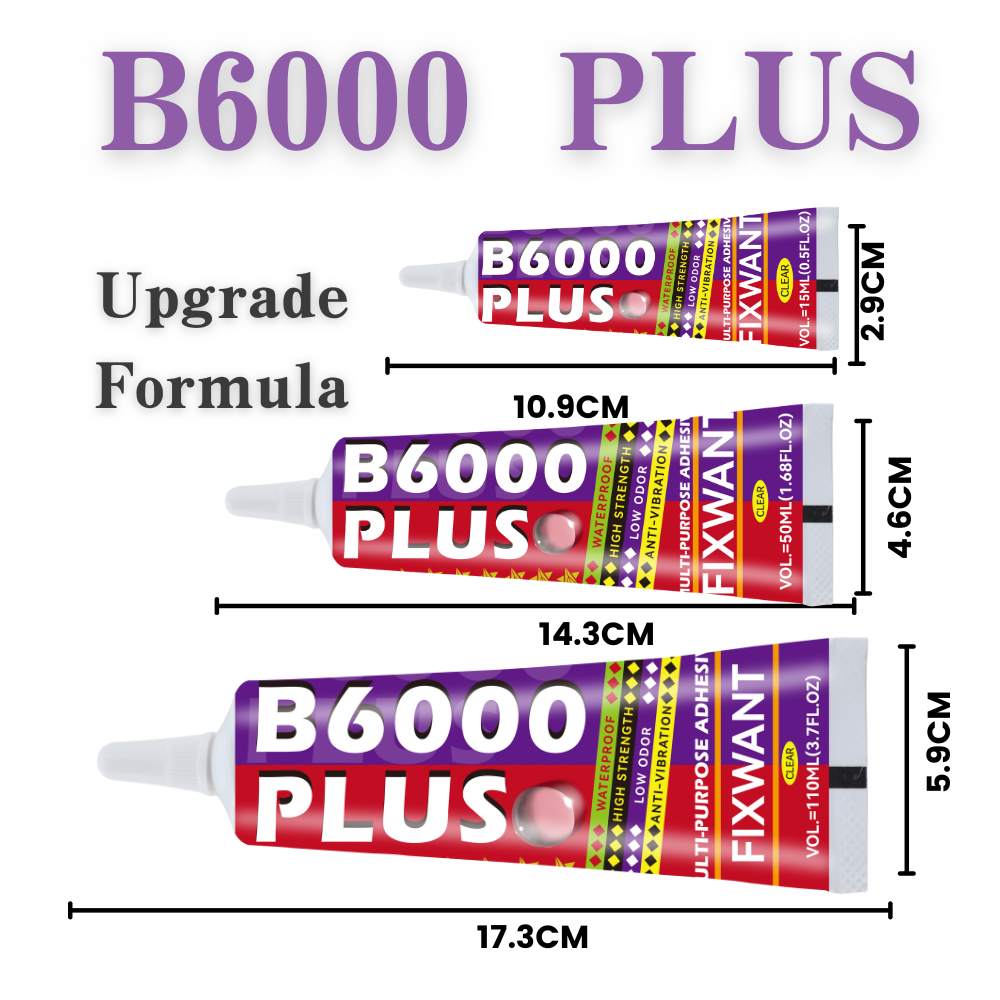 B6000 PLUS 15/50/110ML Clear C - Contact Cement Glue ulasan dan harga