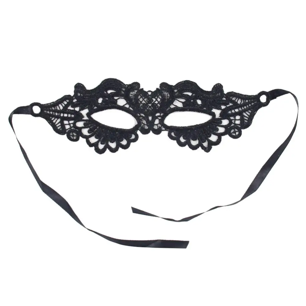 Black Sexy Women Hollow Lace M - Cosplay Prop Kit ulasan dan harga