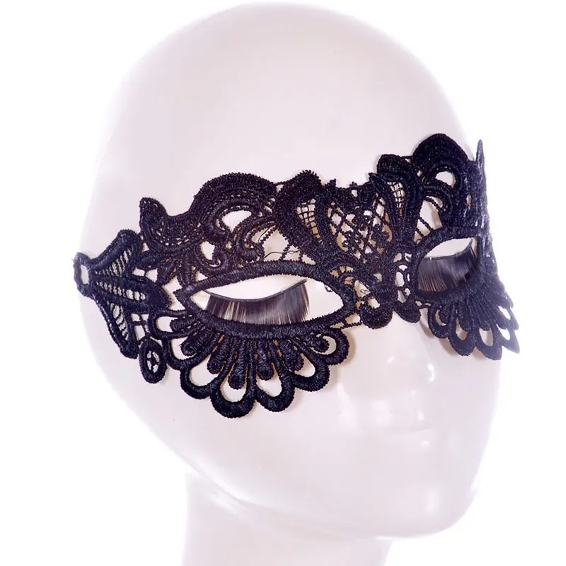 Black Sexy Women Hollow Lace M - Cosplay Prop Kit ulasan dan harga
