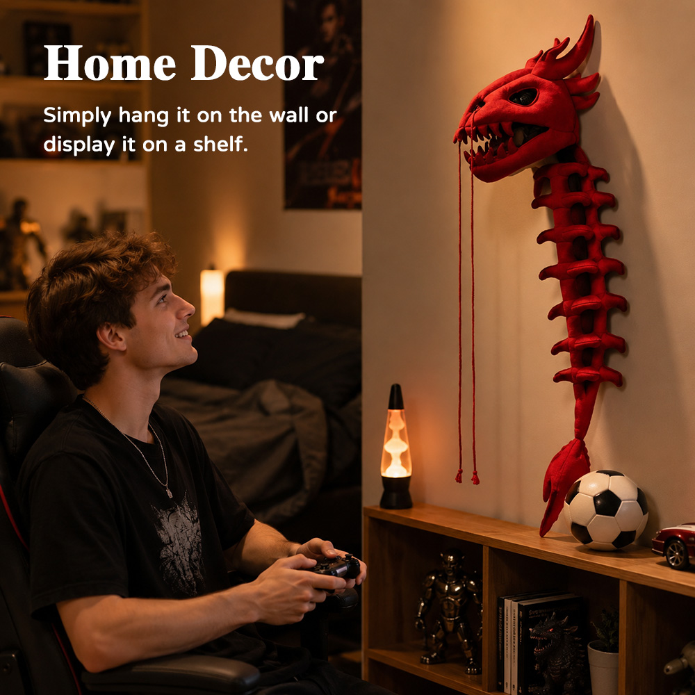 Dinosaur Skeleton Plush Headge - Easy Cosplay Prop ulasan dan harga