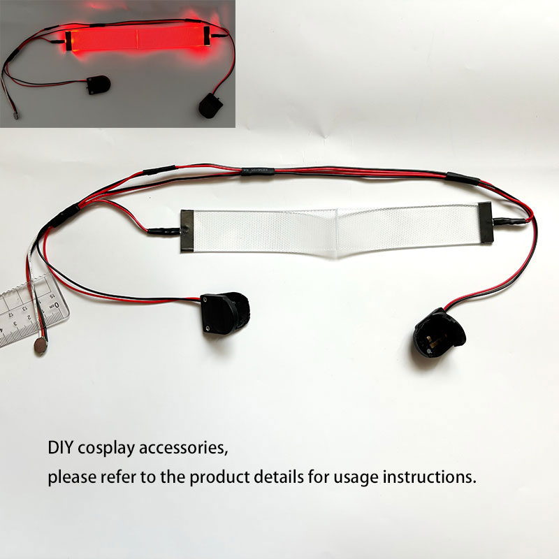 Red Flexible Bendable DIY LED  - Cosplay Prop Kit ulasan dan harga