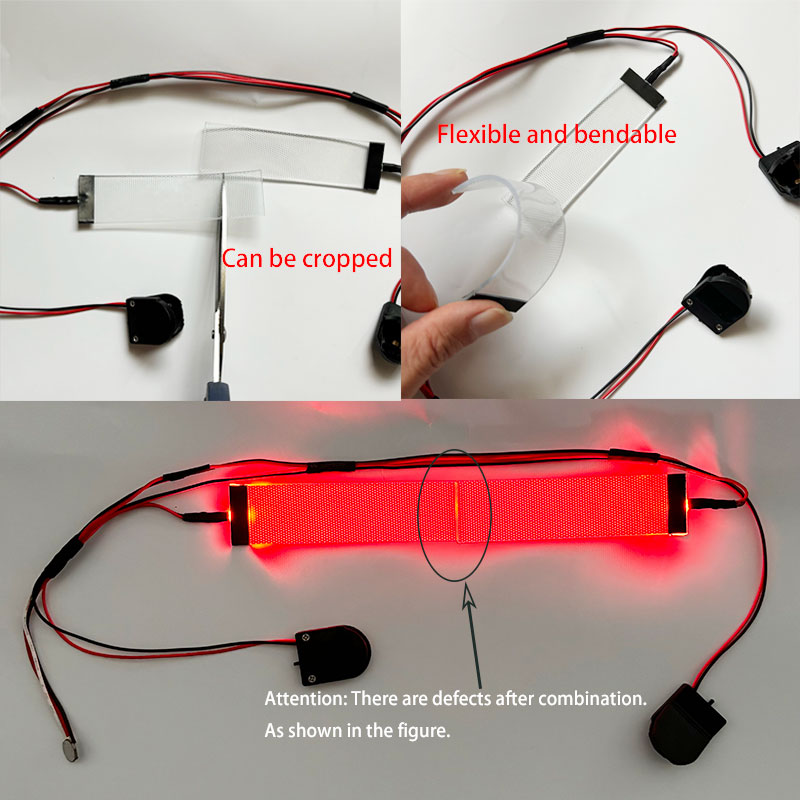 Red Flexible Bendable DIY LED  - Cosplay Prop Kit ulasan dan harga