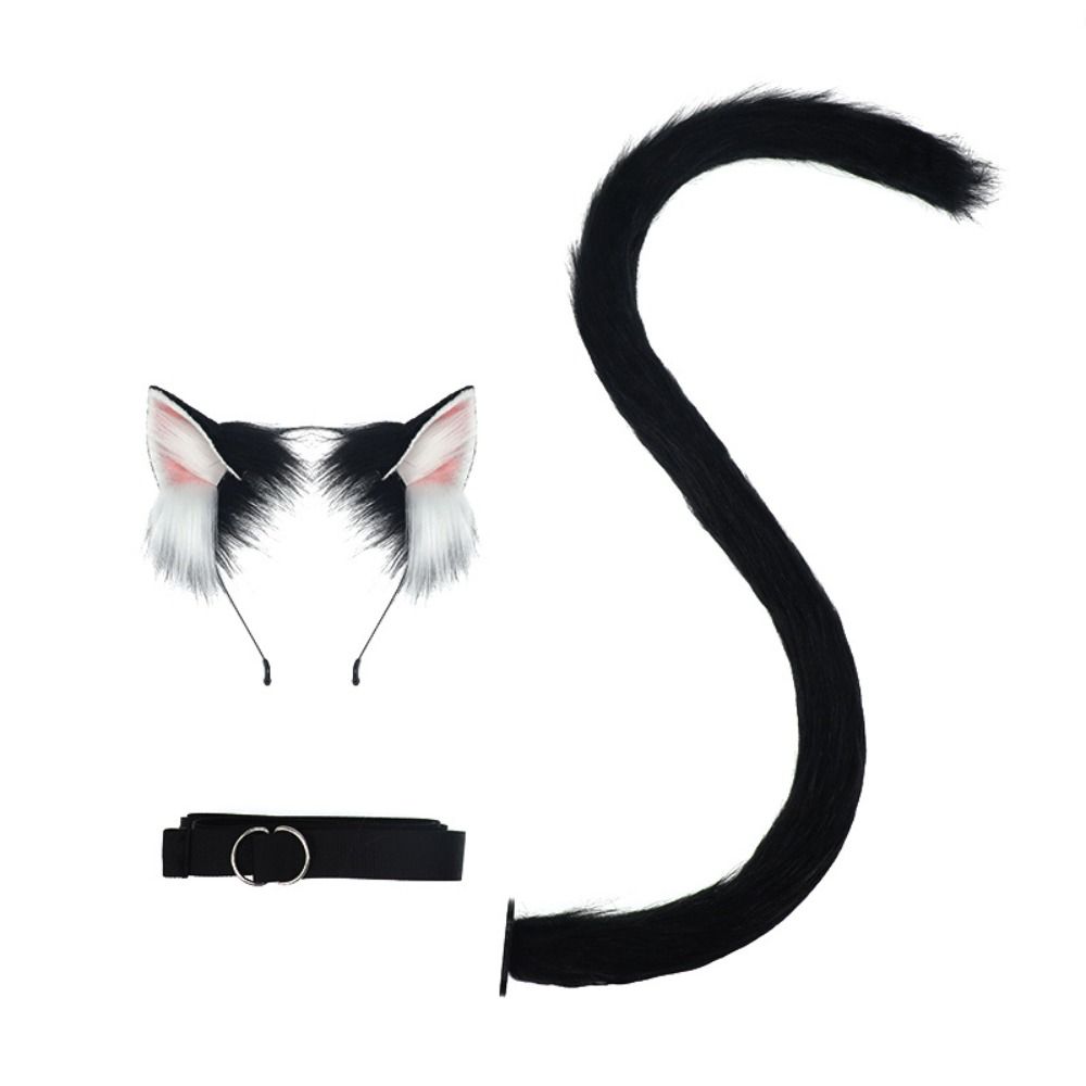 New Realistic Cat Ear Headband - Cosplay Prop Kit ulasan dan harga