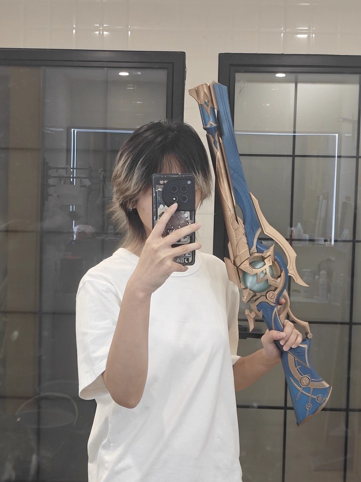 Anaxagoras Model Gun 80CM  Glo - Anaxa Cosplay Prop ulasan dan harga