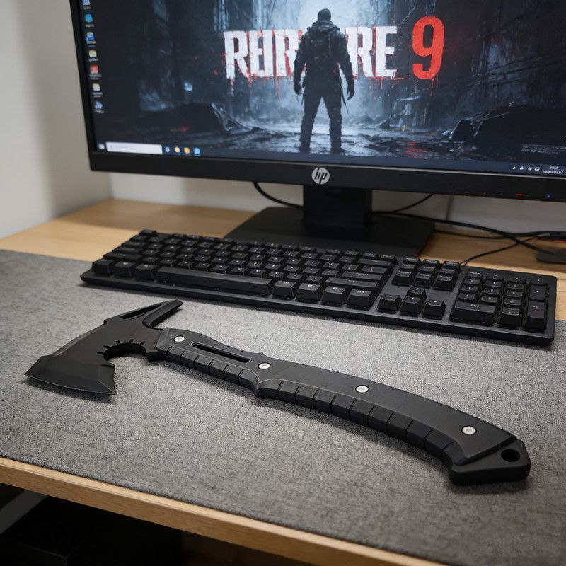 Cosplay Biohazard RE9 3D Print - Cosplay Prop Axe ulasan dan harga