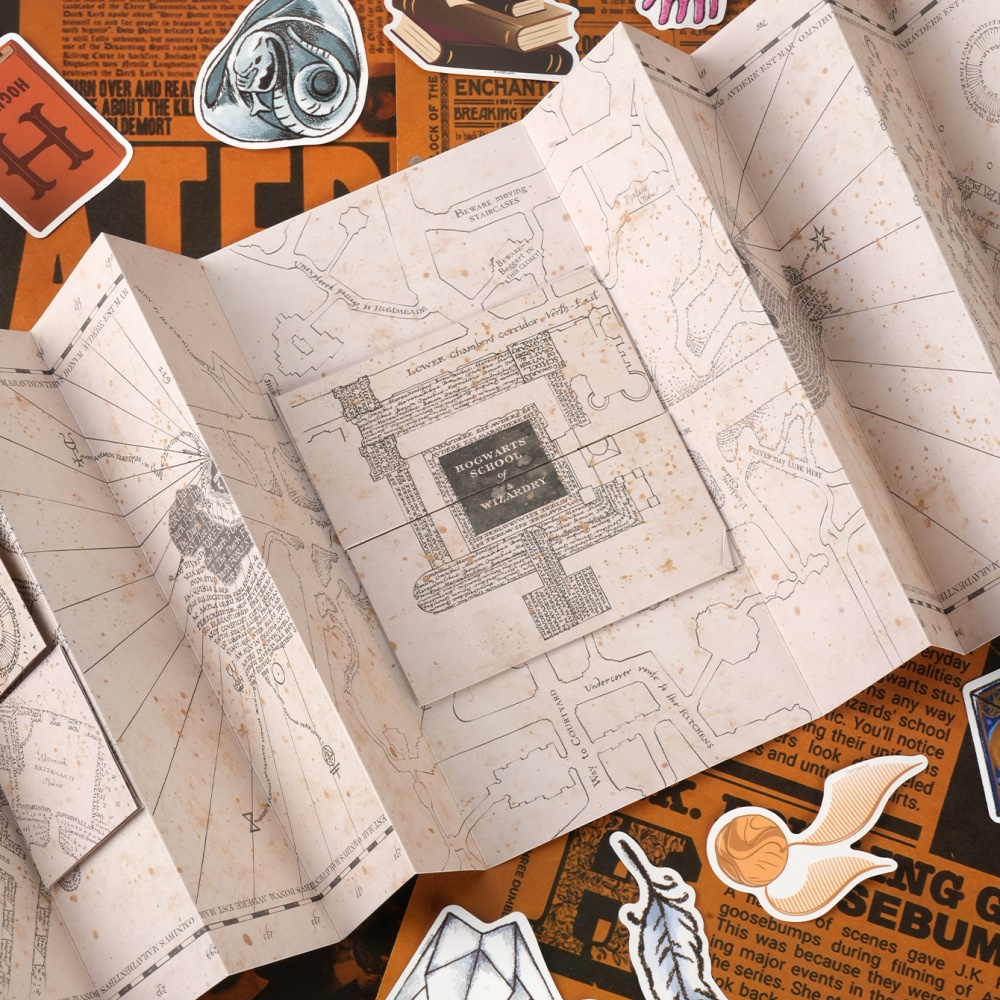 1PC Map Of The Marauder's Scho - Prop Para Cosplay ulasan dan harga
